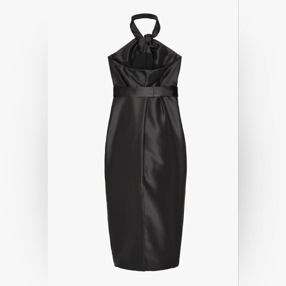 ZARA STUDIO TAFFETA HALTER DRESS LIMITED EDITION - Picture 5 of 9
